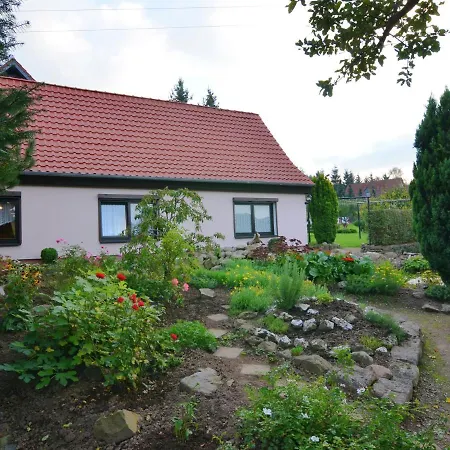 In The Harz With A Log Cabin Pond And Covered Seating Area Apartment Wienrode